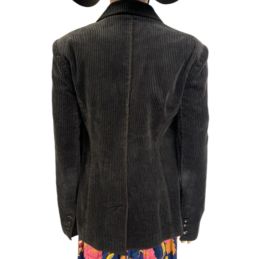 Entire 3pc Outfit Floral Dress Jacket & Hat Set Brown Navy & Pink Print - Picture 3 of 16